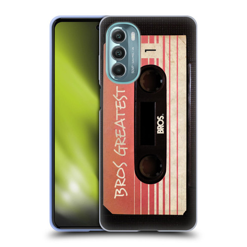 BROS Vintage Cassette Tapes Greatest Hits Soft Gel Case for Motorola Moto G Stylus 5G (2022)