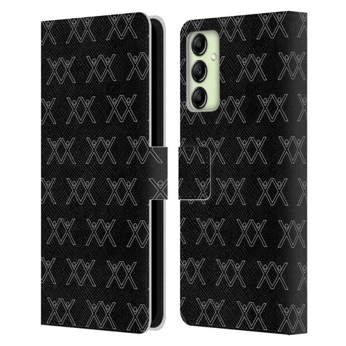 BROS Logo Art Pattern Leather Book Wallet Case Cover For Samsung Galaxy A14 5G