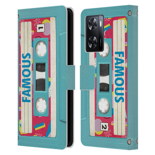 BROS Vintage Cassette Tapes When Will I Be Famous Leather Book Wallet Case Cover For OPPO A57s