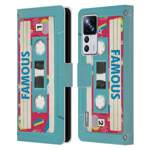 BROS Vintage Cassette Tapes When Will I Be Famous Leather Book Wallet Case Cover For Xiaomi 12T Pro