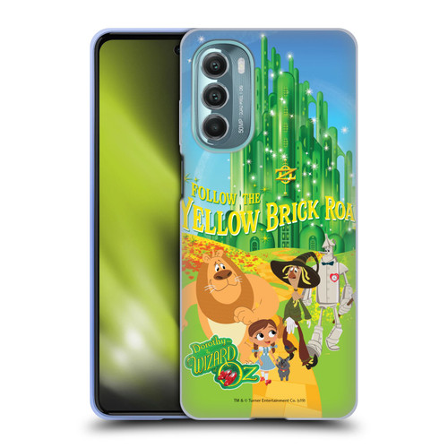 Dorothy and the Wizard of Oz Graphics Yellow Brick Road Soft Gel Case for Motorola Moto G Stylus 5G (2022)