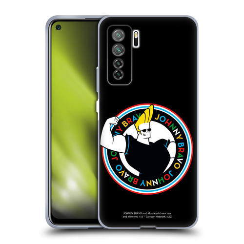 Johnny Bravo Graphics Logo Soft Gel Case for Huawei Nova 7 SE/P40 Lite 5G