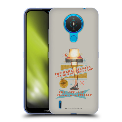 A Christmas Story Composed Art Leg Lamp Soft Gel Case for Nokia 1.4