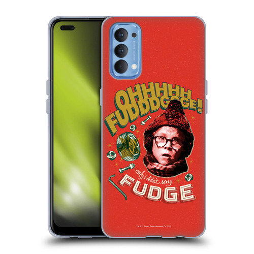 A Christmas Story Composed Art Oh Fudge Soft Gel Case for OPPO Reno 4 5G