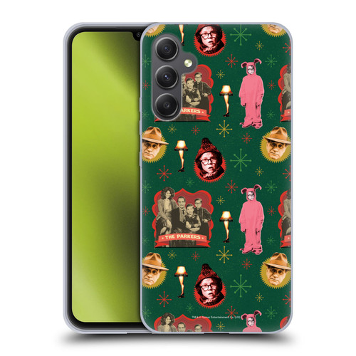 A Christmas Story Composed Art Alfie Family Pattern Soft Gel Case for Samsung Galaxy A34 5G