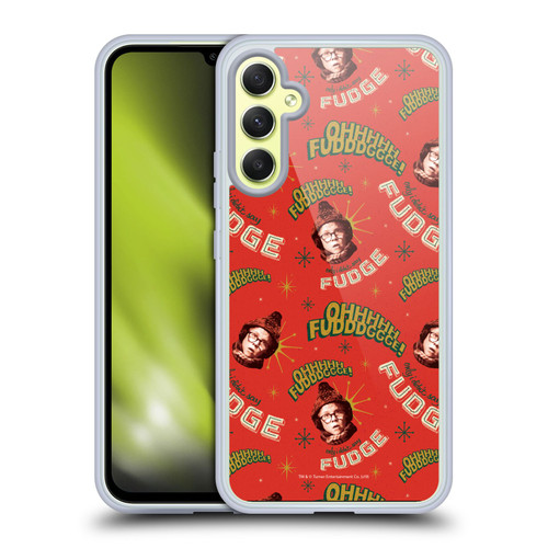 A Christmas Story Composed Art Alfie Pattern Soft Gel Case for Samsung Galaxy A34 5G