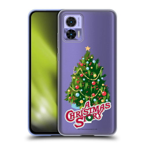 A Christmas Story Graphics Holiday Tree Soft Gel Case for Motorola Edge 30 Neo 5G