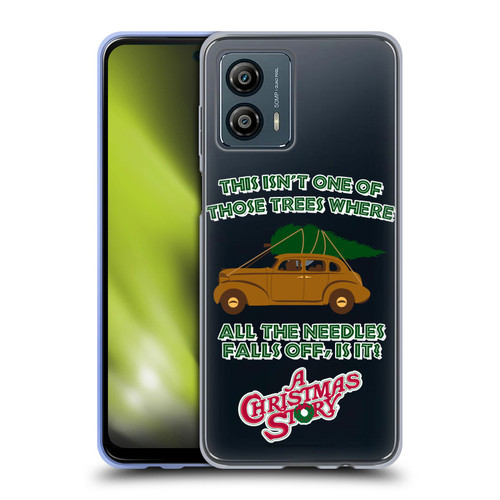 A Christmas Story Graphics Car And Pine Tree Soft Gel Case for Motorola Moto G53 5G