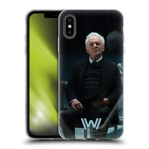 Westworld Characters Robert Ford Soft Gel Case for Apple iPhone XS Max