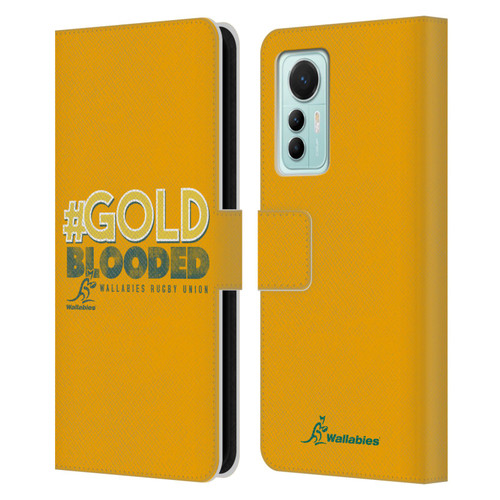 Australia National Rugby Union Team Wallabies Goldblooded Leather Book Wallet Case Cover For Xiaomi 12 Lite