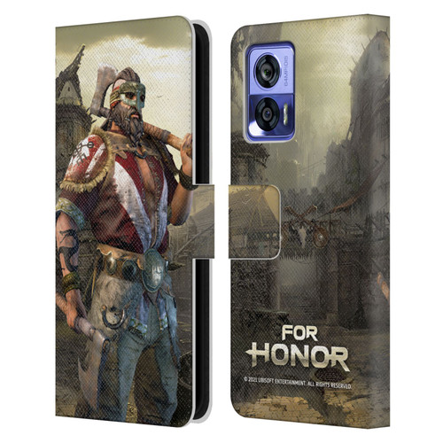 For Honor Characters Berserker Leather Book Wallet Case Cover For Motorola Edge 30 Neo 5G