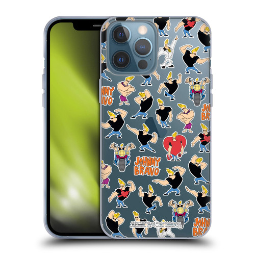 Johnny Bravo Graphics Pattern Soft Gel Case for Apple iPhone 13 Pro Max