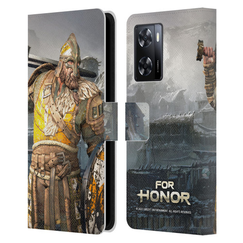 For Honor Characters Warlord Leather Book Wallet Case Cover For OPPO A57s