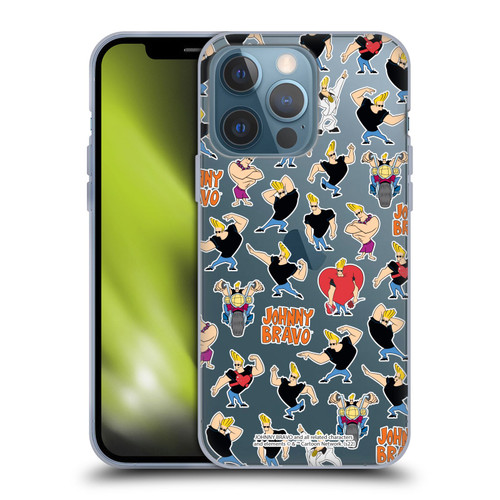 Johnny Bravo Graphics Pattern Soft Gel Case for Apple iPhone 13 Pro