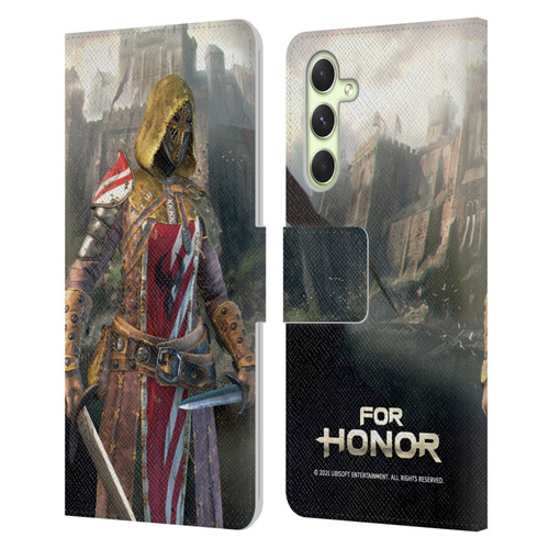 For Honor Characters Peacekeeper Leather Book Wallet Case Cover For Samsung Galaxy A54 5G