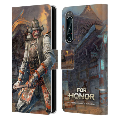 For Honor Characters Kensei Leather Book Wallet Case Cover For Sony Xperia 5 IV