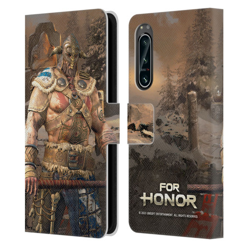 For Honor Characters Raider Leather Book Wallet Case Cover For Sony Xperia 5 IV