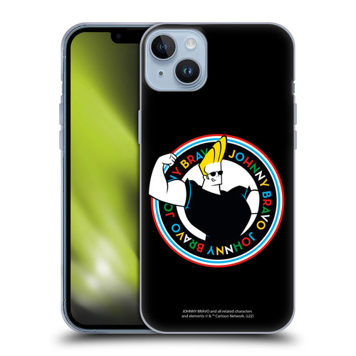 Johnny Bravo Graphics Logo Soft Gel Case for Apple iPhone 14 Plus