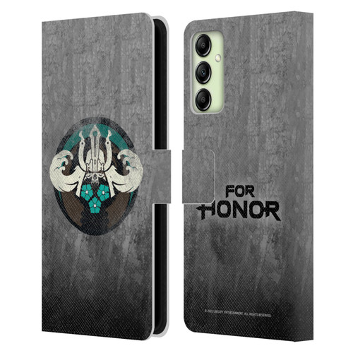 For Honor Icons Samurai Leather Book Wallet Case Cover For Samsung Galaxy A14 5G