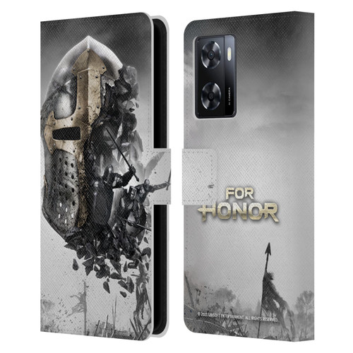 For Honor Key Art Knight Leather Book Wallet Case Cover For OPPO A57s