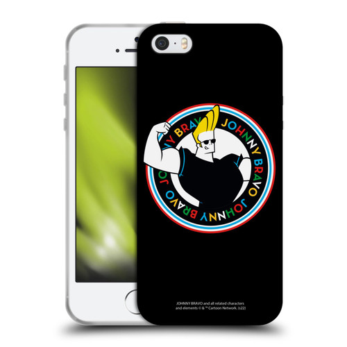 Johnny Bravo Graphics Logo Soft Gel Case for Apple iPhone 5 / 5s / iPhone SE 2016