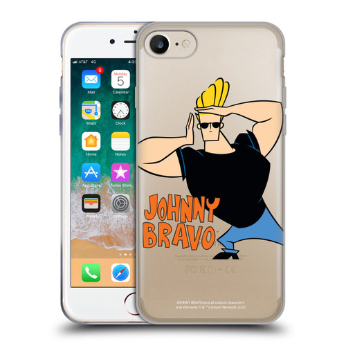 Johnny Bravo Graphics Character Soft Gel Case for Apple iPhone 7 / 8 / SE 2020 & 2022