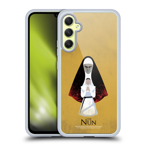 The Nun Valak Graphics Pray Soft Gel Case for Samsung Galaxy A34 5G