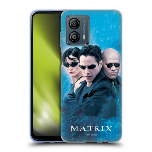 The Matrix Key Art Group 3 Soft Gel Case for Motorola Moto G53 5G