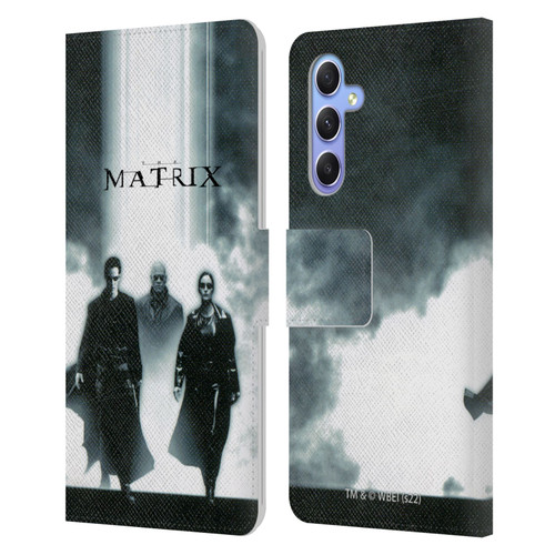 The Matrix Key Art Group 2 Leather Book Wallet Case Cover For Samsung Galaxy A34 5G