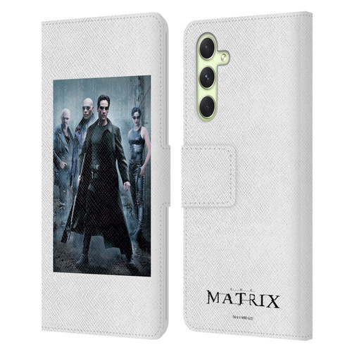 The Matrix Key Art Group 1 Leather Book Wallet Case Cover For Samsung Galaxy A54 5G