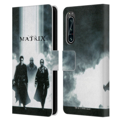 The Matrix Key Art Group 2 Leather Book Wallet Case Cover For Sony Xperia 5 IV