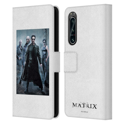 The Matrix Key Art Group 1 Leather Book Wallet Case Cover For Sony Xperia 5 IV