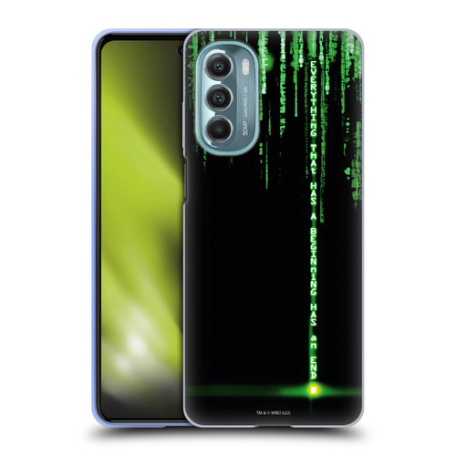 The Matrix Revolutions Key Art Everything That Has Beginning Soft Gel Case for Motorola Moto G Stylus 5G (2022)