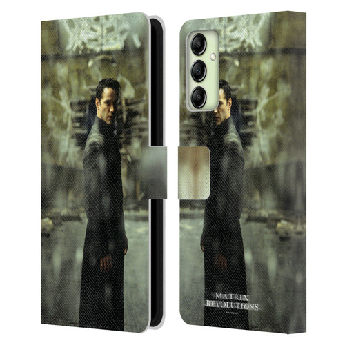 The Matrix Revolutions Key Art Neo 2 Leather Book Wallet Case Cover For Samsung Galaxy A14 5G
