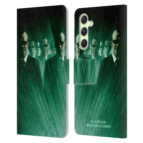 The Matrix Revolutions Key Art Smiths Leather Book Wallet Case Cover For Samsung Galaxy A54 5G