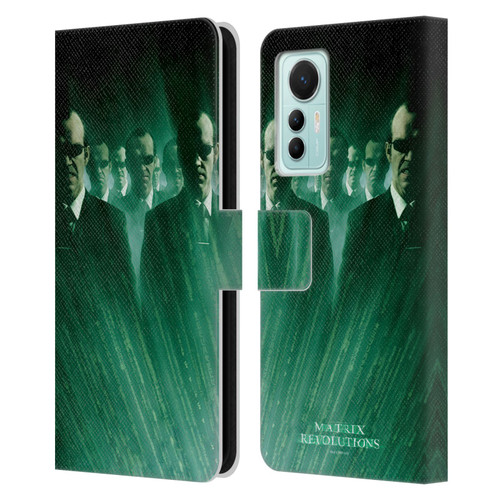 The Matrix Revolutions Key Art Smiths Leather Book Wallet Case Cover For Xiaomi 12 Lite