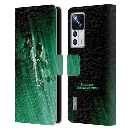 The Matrix Revolutions Key Art Morpheus Trinity Leather Book Wallet Case Cover For Xiaomi 12T Pro