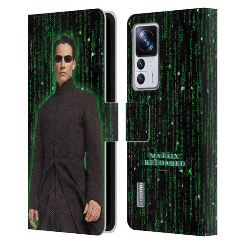 The Matrix Reloaded Key Art Neo 1 Leather Book Wallet Case Cover For Xiaomi 12T Pro