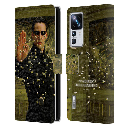 The Matrix Reloaded Key Art Neo 3 Leather Book Wallet Case Cover For Xiaomi 12T Pro