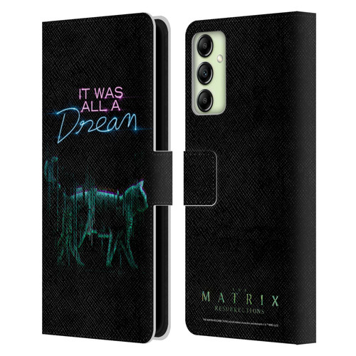 The Matrix Resurrections Key Art It Was All A Dream Leather Book Wallet Case Cover For Samsung Galaxy A14 5G