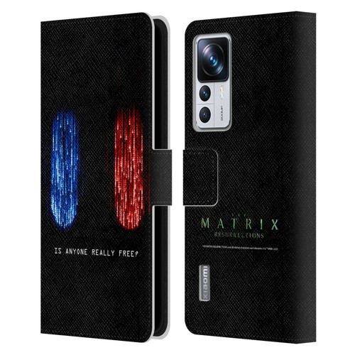The Matrix Resurrections Key Art Is Anyone Really Free Leather Book Wallet Case Cover For Xiaomi 12T Pro