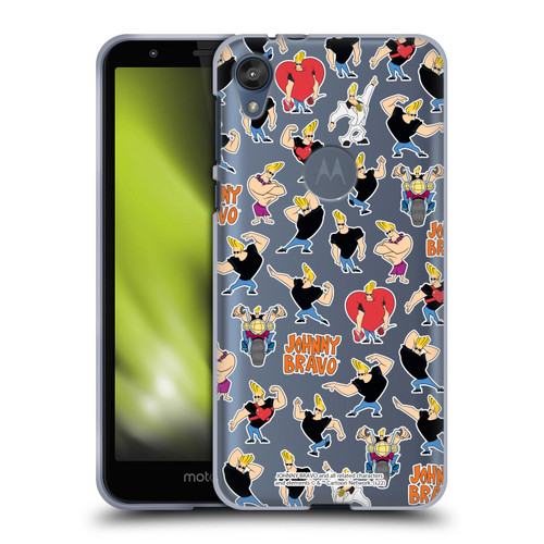 Johnny Bravo Graphics Pattern Soft Gel Case for Motorola Moto E6