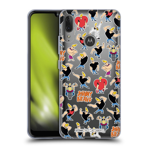 Johnny Bravo Graphics Pattern Soft Gel Case for Motorola Moto E6 Plus