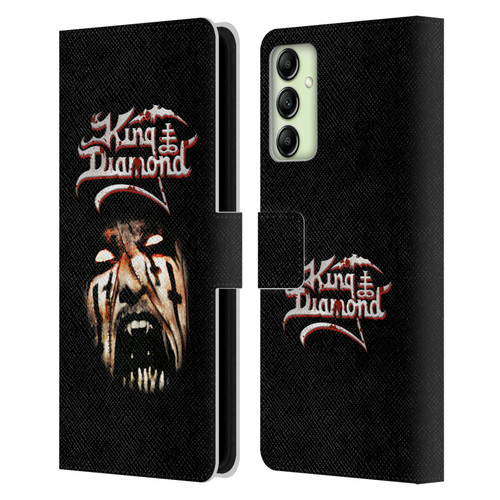 King Diamond Poster Puppet Master Face Leather Book Wallet Case Cover For Samsung Galaxy A14 5G