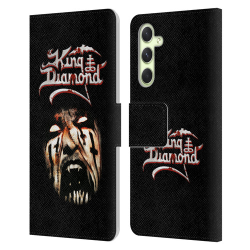 King Diamond Poster Puppet Master Face Leather Book Wallet Case Cover For Samsung Galaxy A54 5G