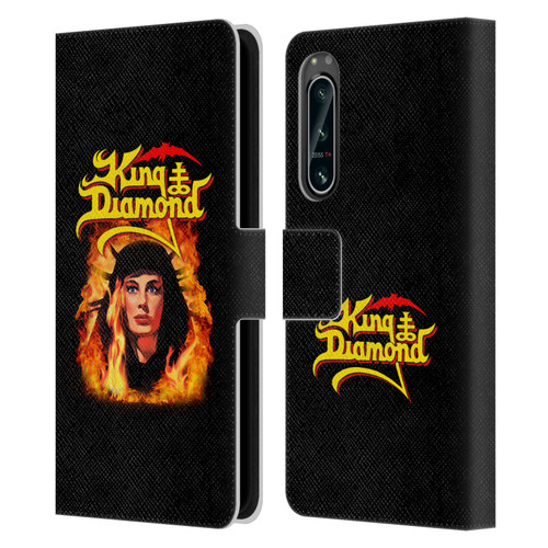 King Diamond Poster Fatal Portrait 2 Leather Book Wallet Case Cover For Sony Xperia 5 IV