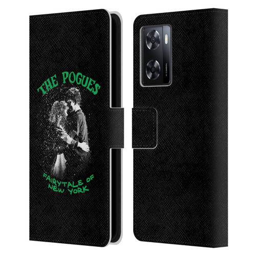 The Pogues Graphics Fairytale Of The New York Leather Book Wallet Case Cover For OPPO A57s