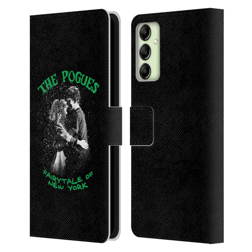 The Pogues Graphics Fairytale Of The New York Leather Book Wallet Case Cover For Samsung Galaxy A14 5G