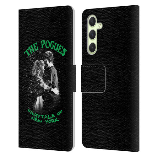 The Pogues Graphics Fairytale Of The New York Leather Book Wallet Case Cover For Samsung Galaxy A54 5G