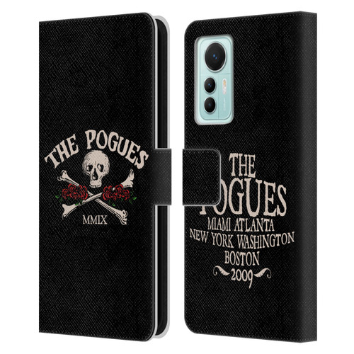 The Pogues Graphics Skull Leather Book Wallet Case Cover For Xiaomi 12 Lite